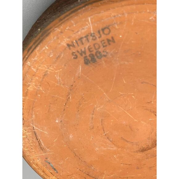 Thomas Hellström Ceramic Dish Nittsjö‎ Sweden MCM Vintage Nittsjo THO 5805 - Picture 5 of 10